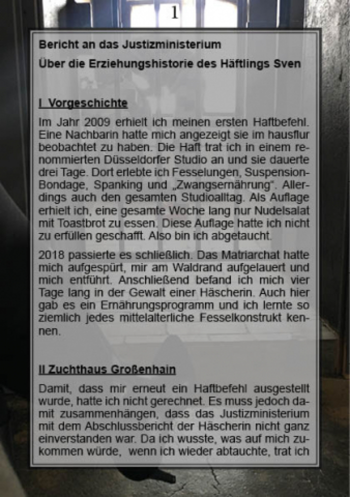 Haftbericht Häftling Sven (Deutsch/ German)